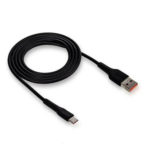 Кабель USB - TYPE-C WALKER C315 черный (1м)