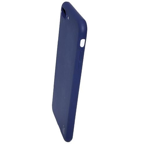 Чехол - накладка совместим с iPhone 7 Plus/8 Plus YOLKKI Alma силикон матовый синий (1мм)