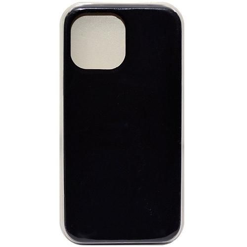 Чехол - накладка совместим с iPhone 15 Pro Max "Soft Touch" черный 18 /с логотипом/повреждена упаковка/