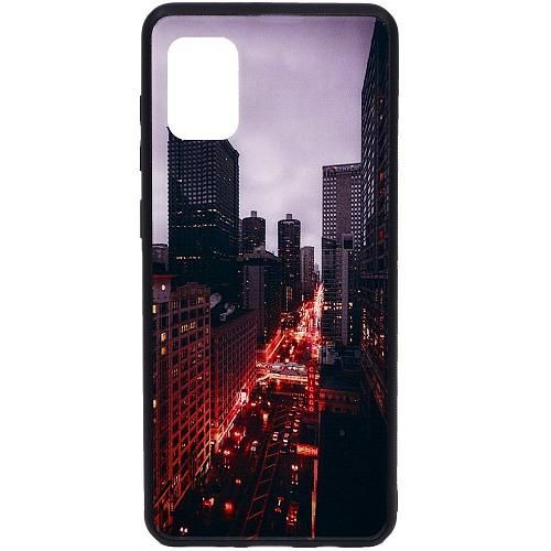Чехол - накладка совместим с Samsung SM-A315F/Galaxy A31 "Glass" City Вид 12