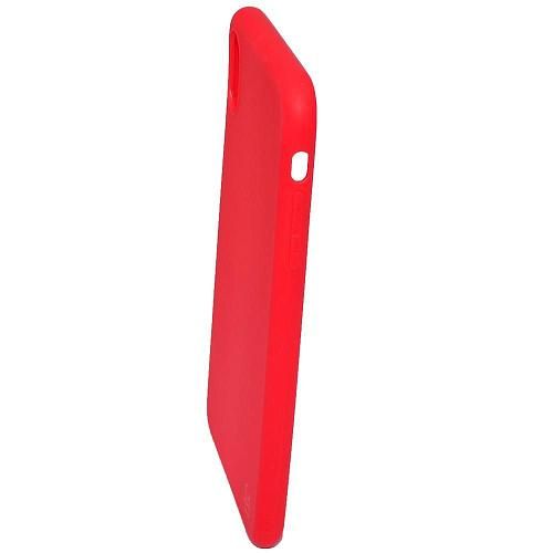 Чехол - накладка совместим с iPhone Xs Max YOLKKI Alma силикон матовый красный (1мм)