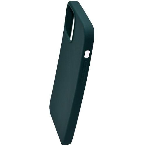 Чехол - накладка совместим с iPhone 12/12 Pro (6.1") YOLKKI Alma силикон матовый темно-зеленый (1мм)