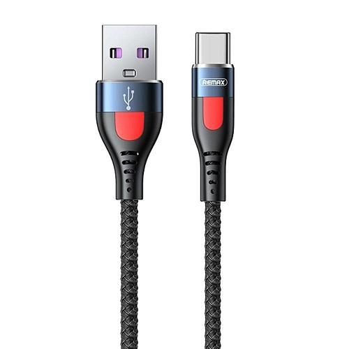 Кабель USB - TYPE-C REMAX Lesu Pro RC-188a черный (1м) /5A/
