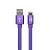 Кабель USB - Apple 8pin lightning YOLKKI Trend 01 фиолетовый (1м)