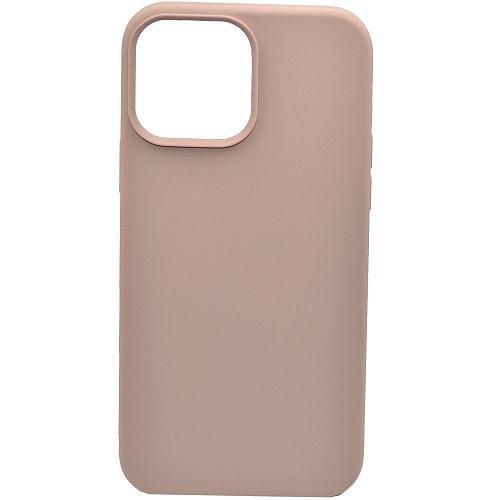 Чехол - накладка совместим с iPhone 13 Pro Max (6.7") "Soft Touch" светло-розовый /без лого/