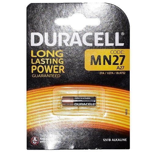 Батарейка A27 алкалиновая Duracell (блистер/1шт)