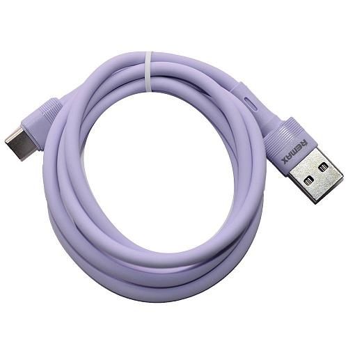 Кабель USB - TYPE-C REMAX Leya RC-C092a фиолетовый (1м) 66W