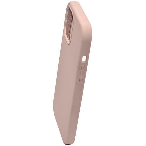 Чехол - накладка совместим с iPhone 12 Pro Max (6.7") "Soft Touch" светло-розовый /без лого/