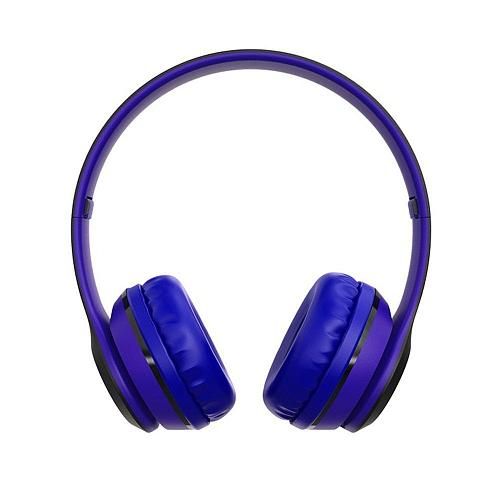Наушники накладные Bluetooth BOROFONE BO4 Charming rhyme синий /повреждена упаковка/