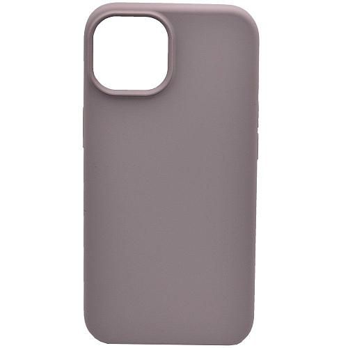 Чехол - накладка совместим с iPhone 14 Plus "Soft Touch" пыльно-лавандовый /без лого/