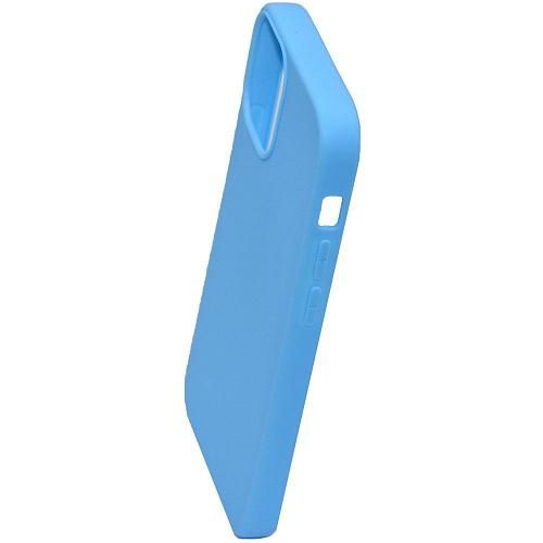 Чехол - накладка совместим с iPhone 13 mini (5.4") YOLKKI Alma силикон матовый голубой (1мм)