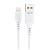 Кабель USB - Lightning 8-pin DENMEN D01L белый (1м)