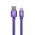 Кабель USB - micro USB YOLKKI Trend 01 фиолетовый (1м)