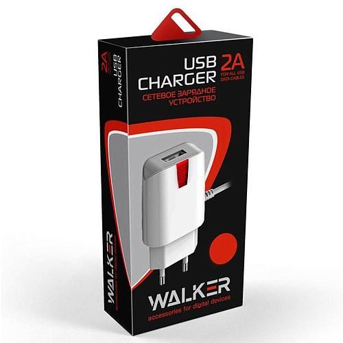 СЗУ [USB(1), 2A, 10W] WALKER WH-21 бел.