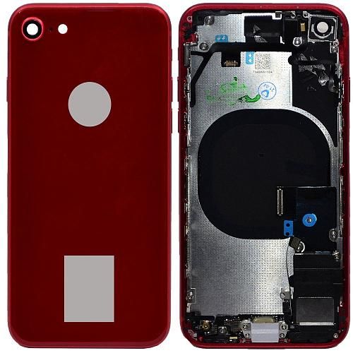 Задняя крышка совместим с iPhone 8 красный orig Factory (полный комплект , см. описание)