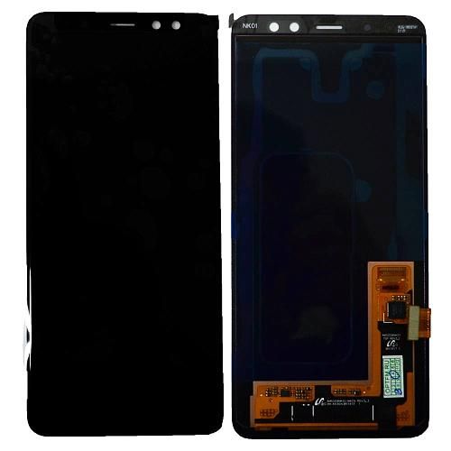 Дисплей совместим с Samsung SM-A530F/Galaxy A8 (2018) + тачскрин черный Oриг 100%