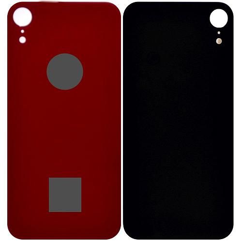 Стекло задней крышки совместим с iPhone Xr orig Factory красный /увеличенный вырез камеры/