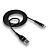 Кабель USB - Micro USB  3.1A, магнитный, 1m  WALKER C775 черный