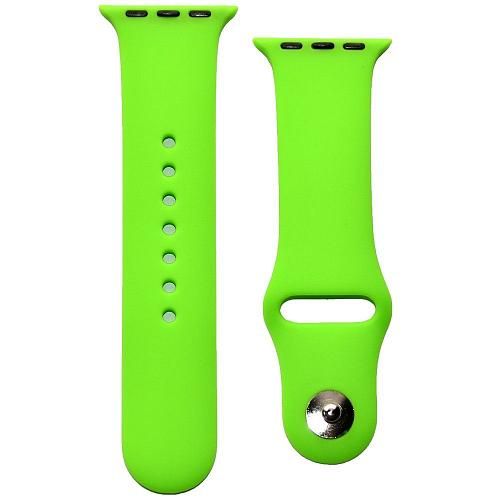 Ремешок совместим с Apple Watch (38/40/41 мм) силикон SM зеленый