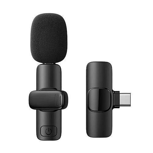 Микрофон петличный REMAX K02 (Type-C) черный