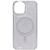 Чехол - накладка совместим с iPhone 12/12 Pro (6.1") "Magsafe" cиликон+пластик прозрачный