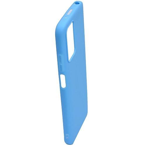 Чехол - накладка совместим с Xiaomi Redmi 10 YOLKKI Alma силикон матовый голубой (1мм)