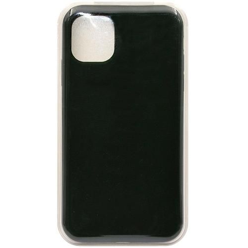 Чехол - накладка совместим с iPhone 11 Pro (5.8") "Soft Touch" темно-зеленый 52 /с логотипом/