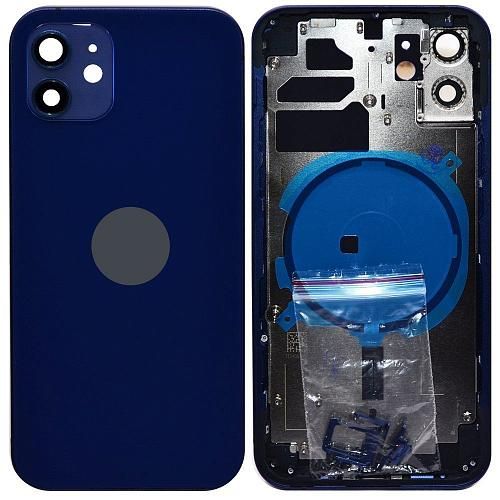 Задняя крышка совместим с iPhone 12 orig Factory синий