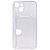 Чехол - накладка совместим с iPhone 13 (6.1") cиликон прозрачный с кардхолдером Вид 2