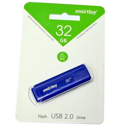 32GB USB 2.0 Flash Drive SmartBuy Dock синий (SB32GBDK-B)