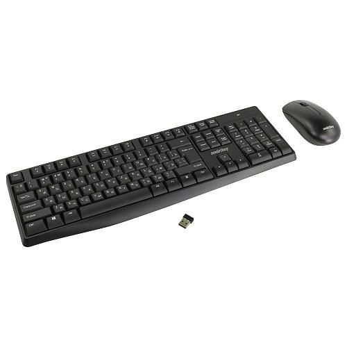 Набор беспроводной SMARTBUY One 207295AG (клавиатура + мышь) черный