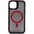 Чехол - накладка совместим с iPhone 13 (6.1") "Mystery" с Magsafe пластик+силикон красный
