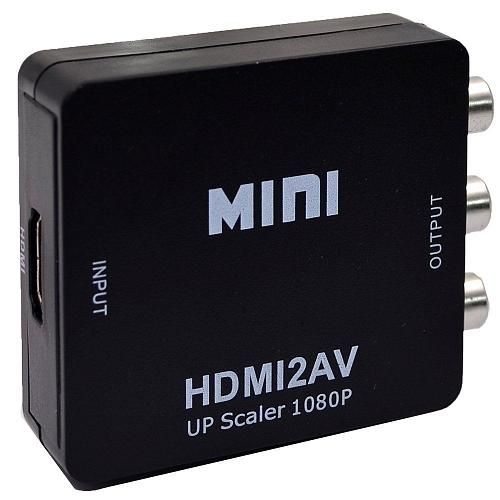Конвертер HDMI - RCA (1x video, 2x audio)