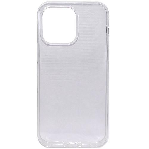 Чехол - накладка совместим с iPhone 14 Pro "Magsafe" cиликон+пластик прозрачный/повреждена упаковка/