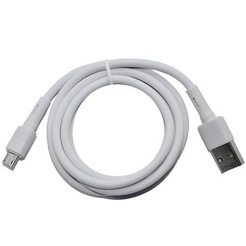 Кабель USB - micro USB REMAX Leya RC-C093m белый (1м) /2,4A/