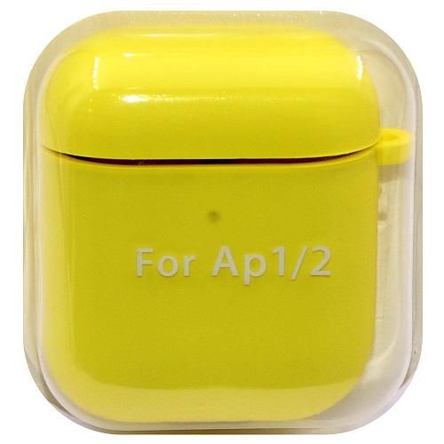 Чехол для AirP 1/2 "Soft Touch" силикон лимонный