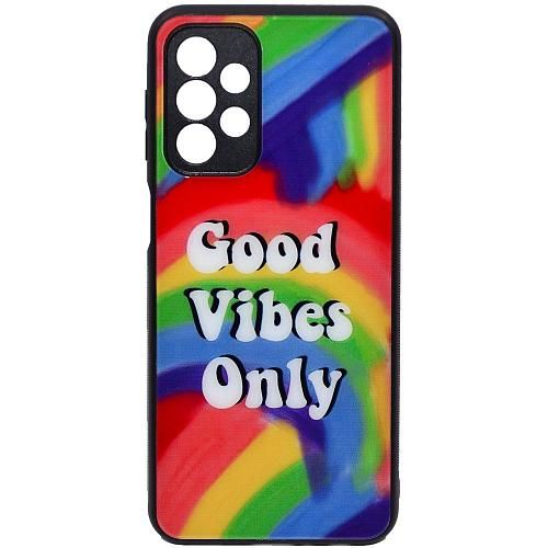 Чехол - накладка совместим с Samsung Galaxy A13 4G "Glass" Colorful Вид 04