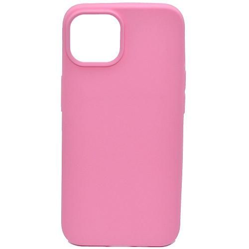 Чехол - накладка совместим с iPhone 14 (6.1") YOLKKI Alma силикон матовый розовый (1мм)