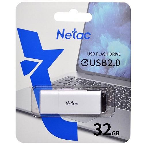 32GB USB 2.0 Flash Drive NETAC U185 белый (NT03U185N-032G-20WH)