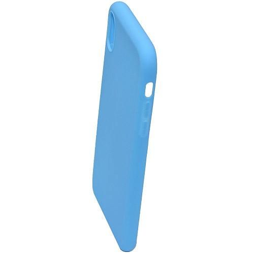 Чехол - накладка совместим с iPhone Xr YOLKKI Alma силикон матовый голубой (1мм)