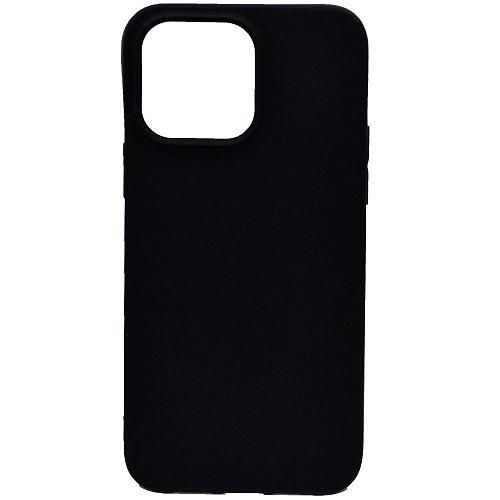 Чехол - накладка совместим с iPhone 14 Pro Max YOLKKI Alma силикон матовый черный (1мм)