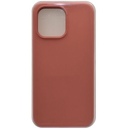 Чехол - накладка совместим с iPhone 13 Pro (6.1") "Soft Touch" светло-персиковый 27 /с логотипом/