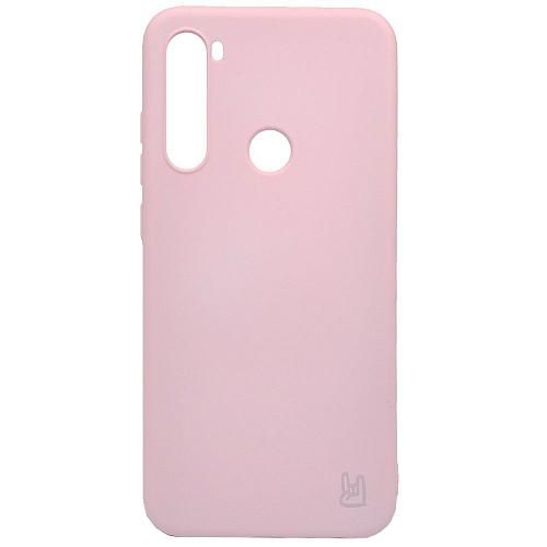 Чехол - накладка совместим с Xiaomi Redmi Note 8/Note 8 (2021) YOLKKI Rivoli силикон светло-розовый