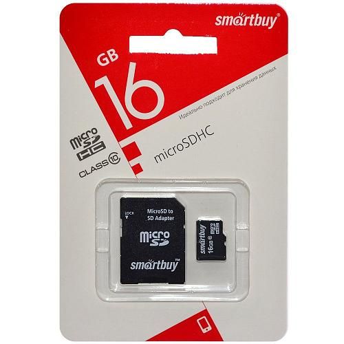 16GB SmartBuy MicroSDHC class 10