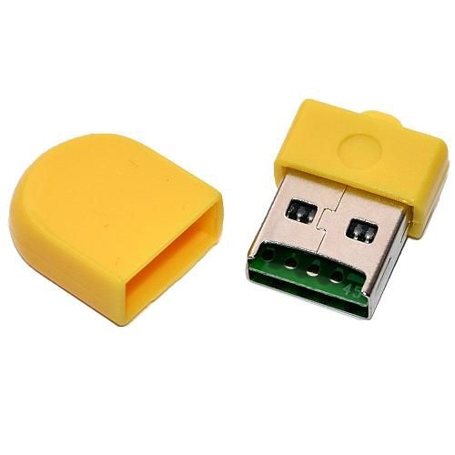 Картридер Micro SD - USB WALKER WCD-14 /цвет в ассортименте/