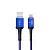 Кабель USB - micro USB YOLKKI Pro 02 синий (1м)