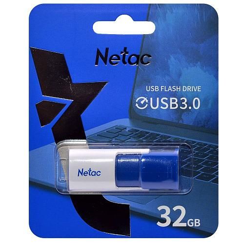 32GB USB 3.0 Flash Drive NETAC U182 синий (NT03U182N-032G-30BL)