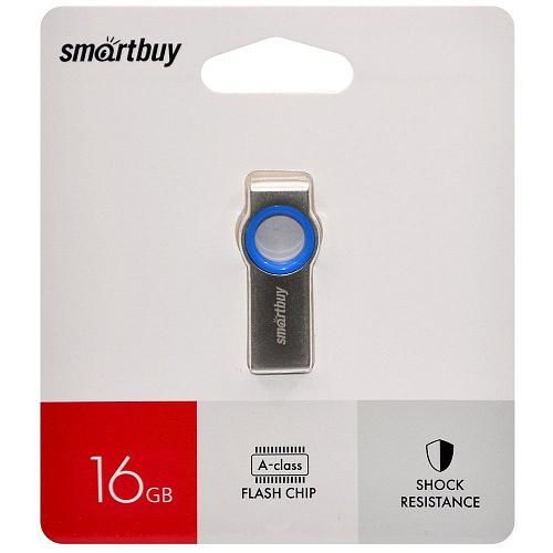 16GB USB 2.0 Flash Drive SmartBuy MC2 голубой (SB016GBMC2)