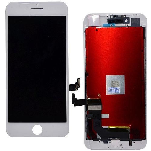 Дисплей совместим с iPhone 8 Plus + тачскрин + рамка белый (матрица orig) LG DTP/C3F