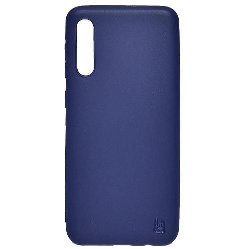 Чехол - накладка совместим с Samsung SM-A505F/Galaxy A50/A50s/A30s YOLKKI Alma силикон матовый синий (1мм)